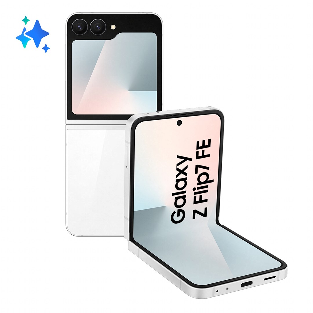 Samsung Galaxy Z Flip7 FE 17 cm (6.7") 5G 8 GB 128 GB 4000 mAh White Samsung Galaxy Z Flip7 FE 17 cm (6.7") 5G 8 GB 128 GB 4000 mAh White