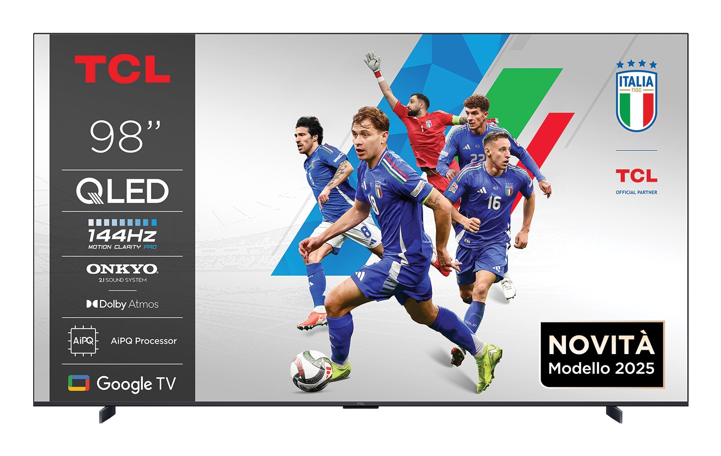 TCL P89K 98P89K TV 2.49 m (98") 4K Ultra HD Smart TV Wi-Fi Metallic 450 cd/m² TCL P89K 98P89K TV 2.49 m (98") 4K Ultra HD Smart TV Wi-Fi Metallic 450 cd/m²