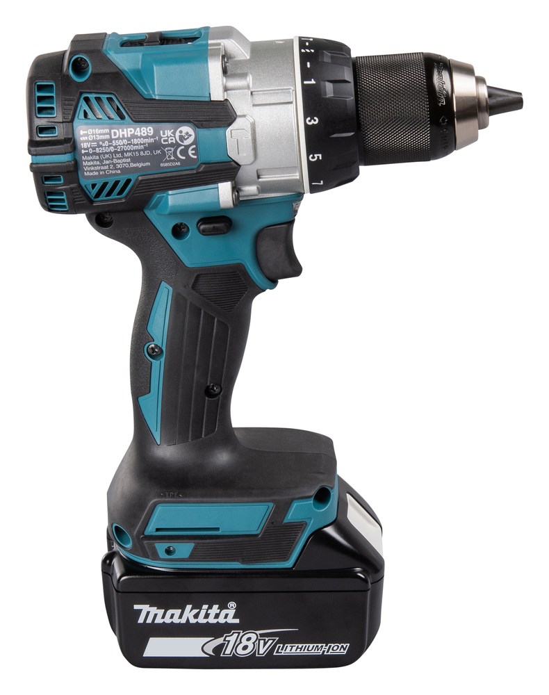 Makita DHP489RTJ power screwdriver/impact driver 1800 RPM Black, Blue Makita DHP489RTJ power screwdriver/impact driver 1800 RPM Black, Blue