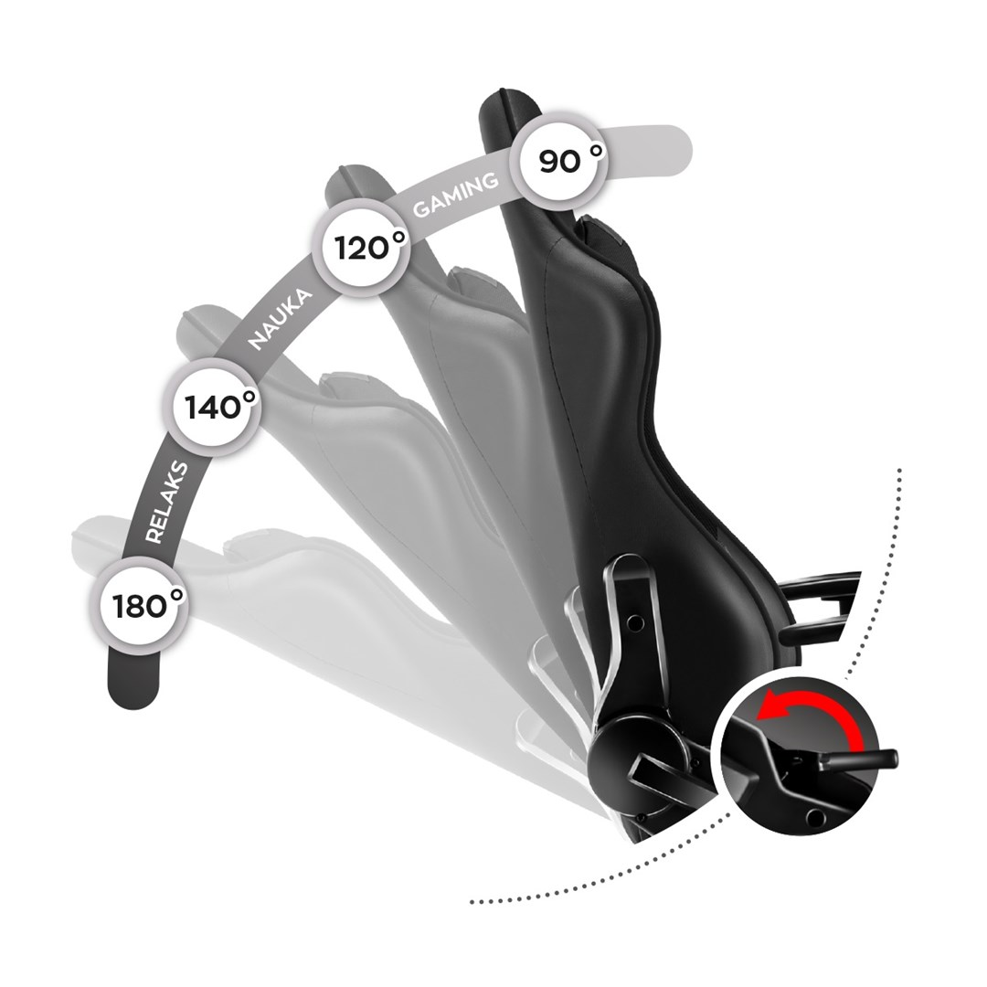 Huzaro HZ-Ranger 6.0 Black gaming chair for children Huzaro HZ-Ranger 6.0 Black gaming chair for children