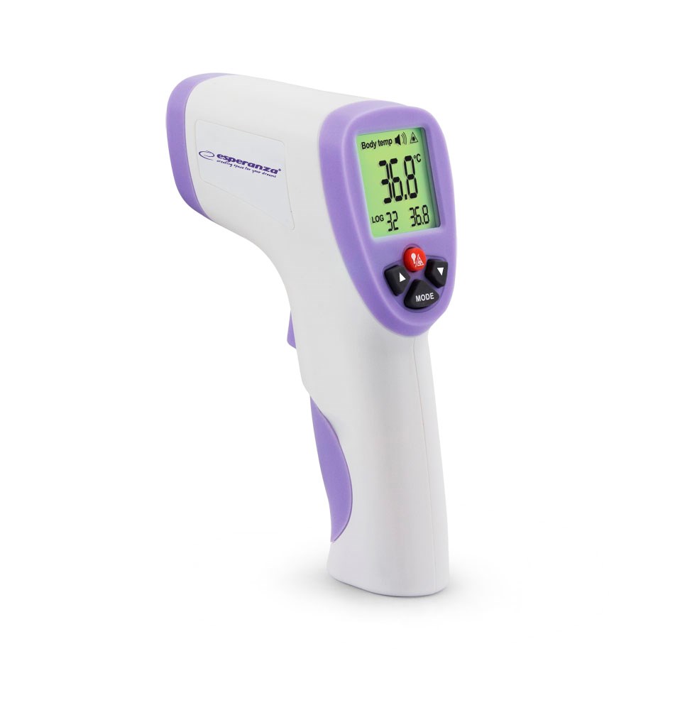 Esperanza ECT002 digital body thermometer Remote sensing thermometer Purple, White Ear, Forehead, Oral, Rectal, Underarm Buttons Esperanza ECT002 digital body thermometer Remote sensing thermometer Purple, White Ear, Forehead, Oral, Rectal, Underarm Buttons