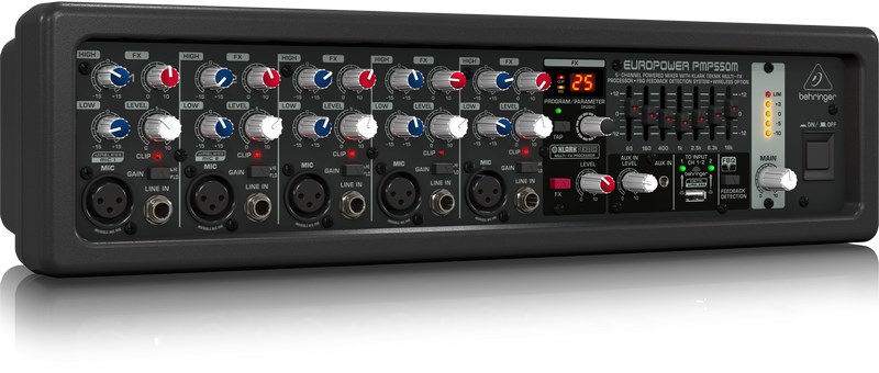 Behringer PMP550M audio mixer 5 channels 20 - 20000 Hz Black Behringer PMP550M audio mixer 5 channels 20 - 20000 Hz Black