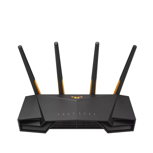 ASUS TUF Gaming AX3000 V2 wireless router Gigabit Ethernet Dual-band (2.4 GHz / 5 GHz) Black, Orange ASUS TUF Gaming AX3000 V2 wireless router Gigabit Ethernet Dual-band (2.4 GHz / 5 GHz) Black, Orange
