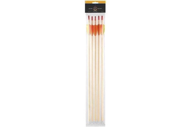 Poe Lang Target Wooden 30" D-027A-B1 Wooden arrows 5 pcs Poe Lang Target Wooden 30" D-027A-B1 Wooden arrows 5 pcs