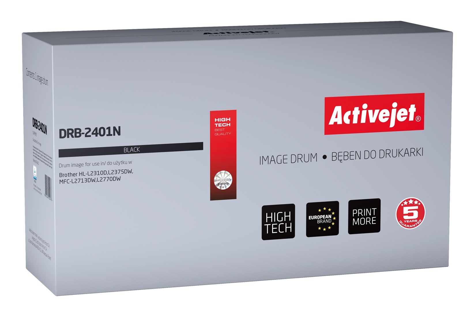 Activejet DRB-2401N Drum (replacement for Brother DR-2401; Supreme; 12000 pages; black) Activejet DRB-2401N Drum (replacement for Brother DR-2401; Supreme; 12000 pages; black)