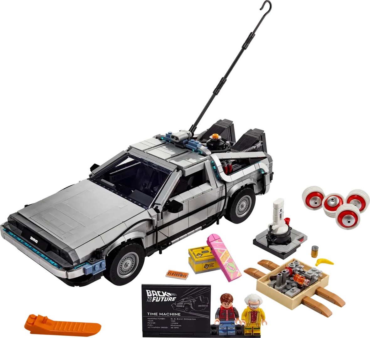 LEGO ICONS 10300 TIME MACHINE FROM BACK TO THE FUTURE LEGO ICONS 10300 TIME MACHINE FROM BACK TO THE FUTURE