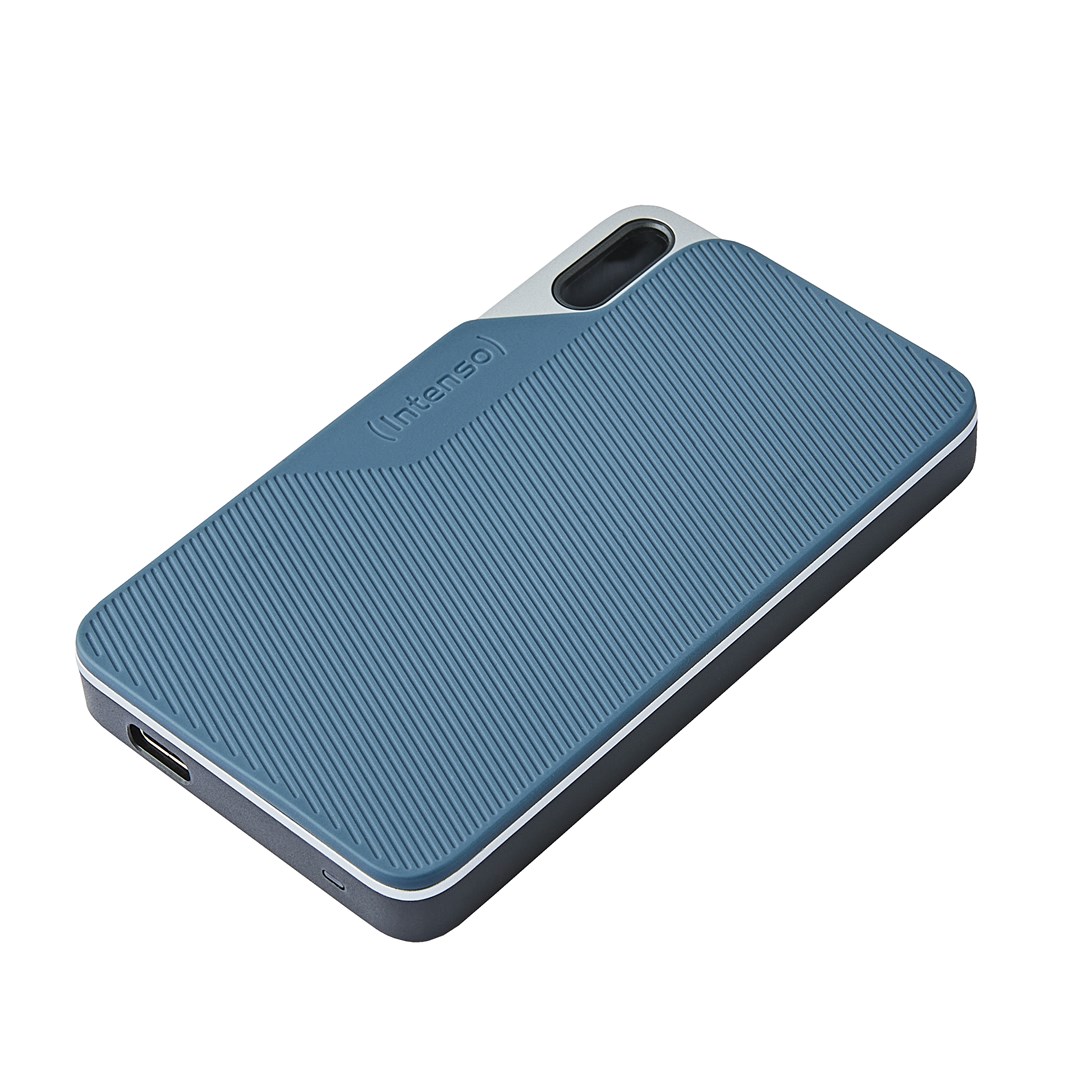Intenso Lesen/Schreiben bis zu 500 MB/s/2TB USB Type-C 3.2 Gen 1 (3.1 Gen 1) Blue, Grey Intenso Lesen/Schreiben bis zu 500 MB/s/2TB USB Type-C 3.2 Gen 1 (3.1 Gen 1) Blue, Grey