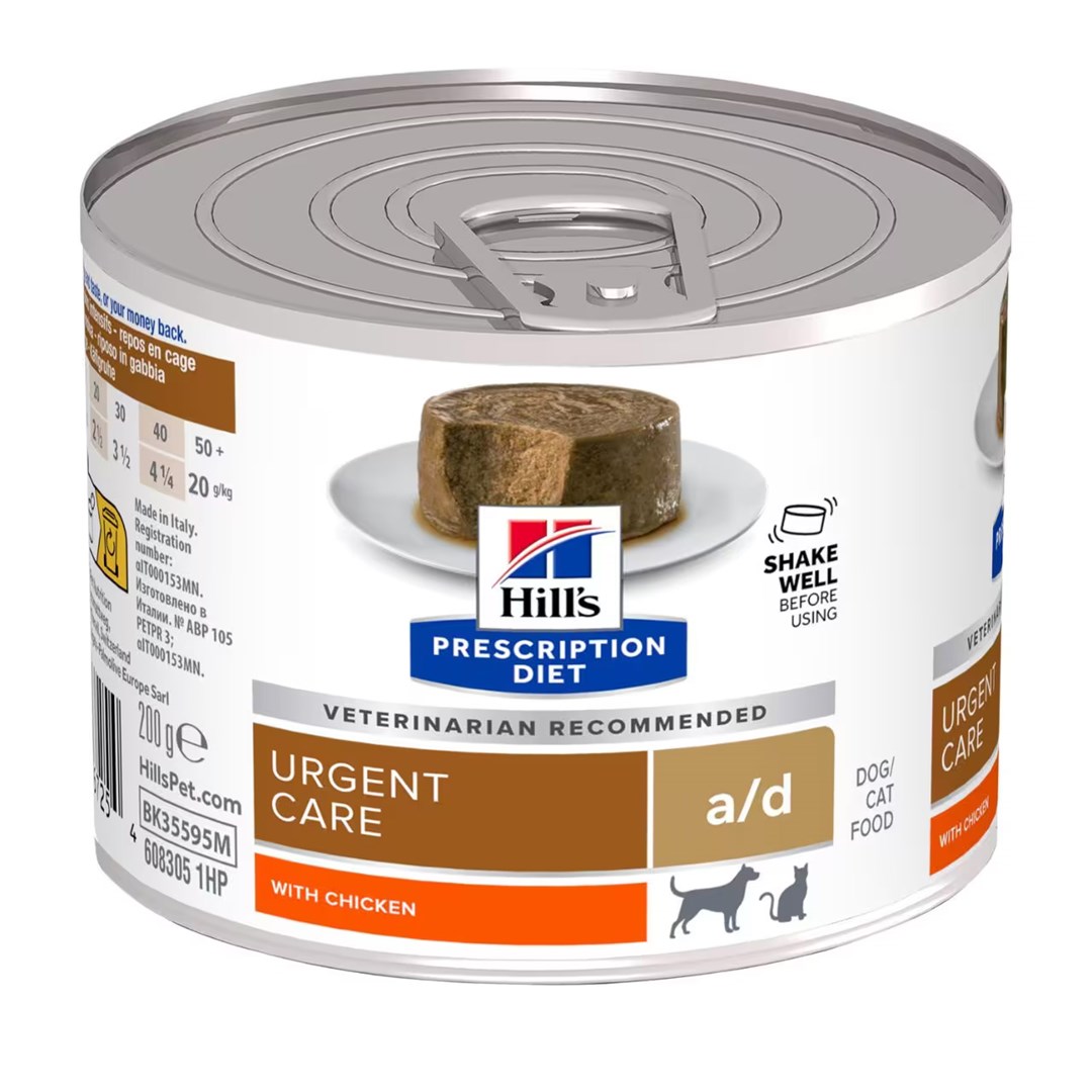 Hill's Prescription Diet a/d Chicken, Pork, Turkey (bird) Adult 156 g Hill's Prescription Diet a/d Chicken, Pork, Turkey (bird) Adult 156 g