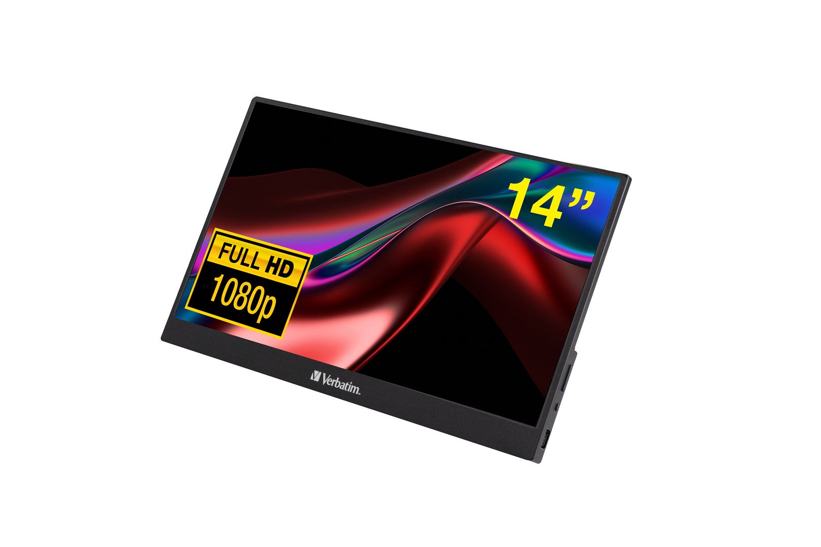 Verbatim 49590 computer monitor 35.6 cm (14") 1920 x 1080 pixels Full HD LCD Black Verbatim 49590 computer monitor 35.6 cm (14") 1920 x 1080 pixels Full HD LCD Black