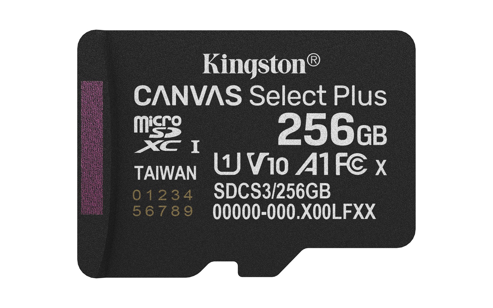 Kingston Technology 256GB microSDXC Canvas Select Plus Gen3 150MB/s A1 Card + Adapter Kingston Technology 256GB microSDXC Canvas Select Plus Gen3 150MB/s A1 Card + Adapter