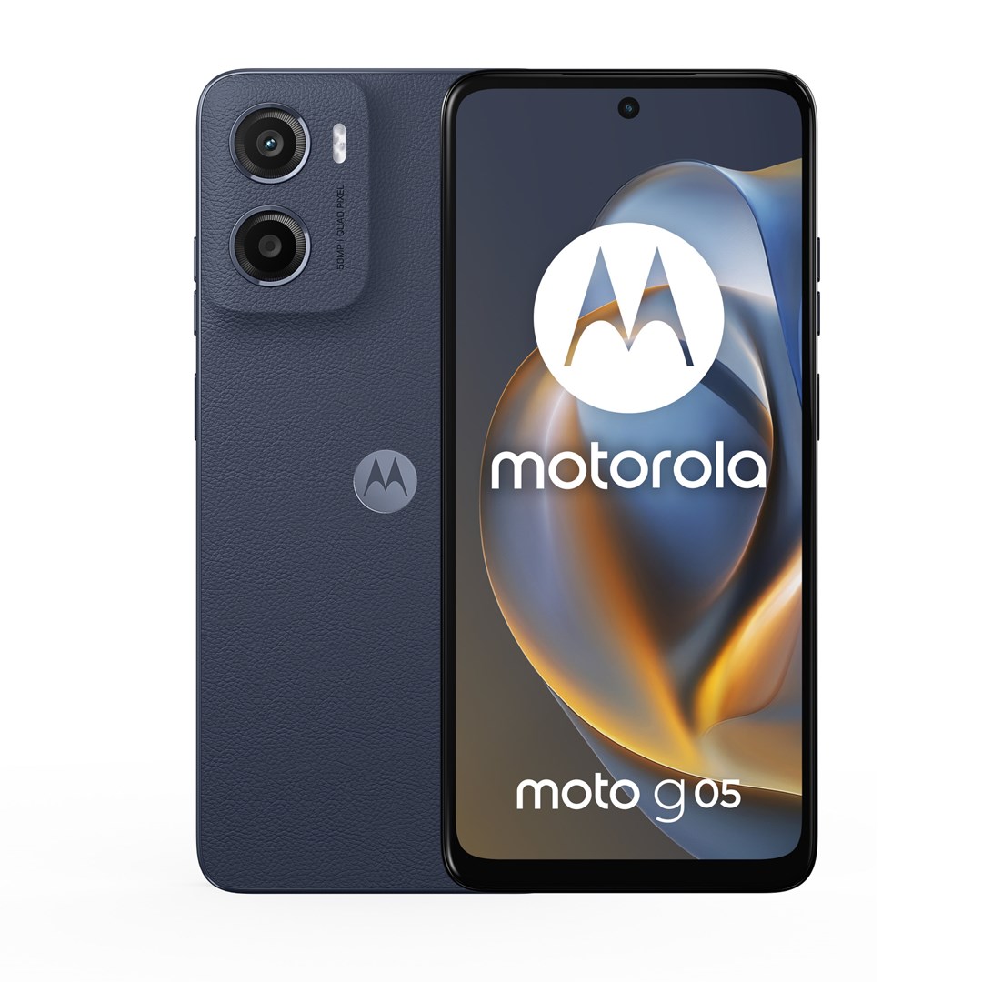 Motorola moto g05 16.9 cm (6.67") Dual SIM Android 15 4G USB Type-C 4 GB 128 GB 5200 mAh Blue Motorola moto g05 16.9 cm (6.67") Dual SIM Android 15 4G USB Type-C 4 GB 128 GB 5200 mAh Blue