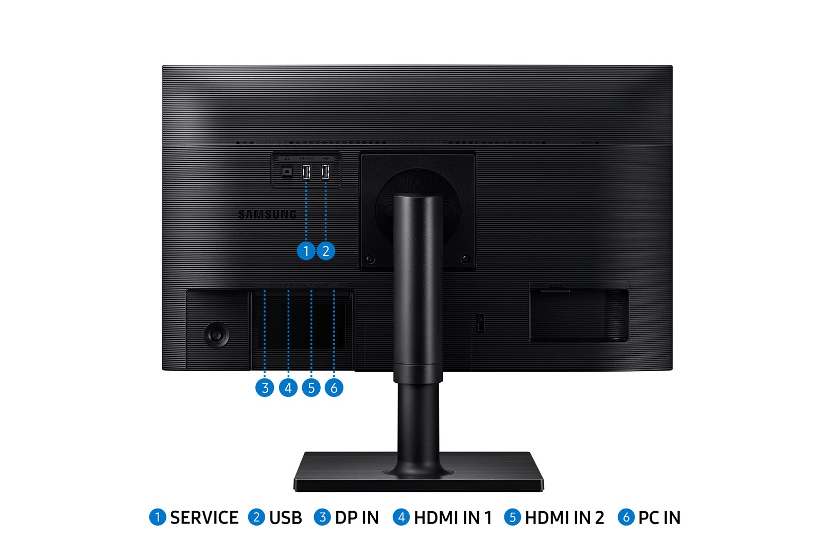 Samsung T45F computer monitor 61 cm (24") 1920 x 1080 pixels Full HD LED Black Samsung T45F computer monitor 61 cm (24") 1920 x 1080 pixels Full HD LED Black