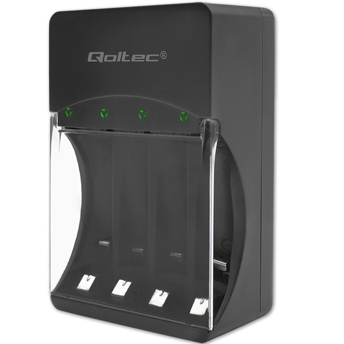 Qoltec 50653 Battery Charger for Ni-MH type R03/AAA R6/AA Qoltec 50653 Battery Charger for Ni-MH type R03/AAA R6/AA