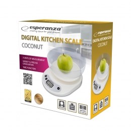Esperanza EKS007 kitchen scale White Countertop Electronic kitchen scale Esperanza EKS007 kitchen scale White Countertop Electronic kitchen scale