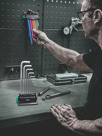 Wera 05133165001 hex key L-shaped hex key set Metric 9 pc(s) Wera 05133165001 hex key L-shaped hex key set Metric 9 pc(s)