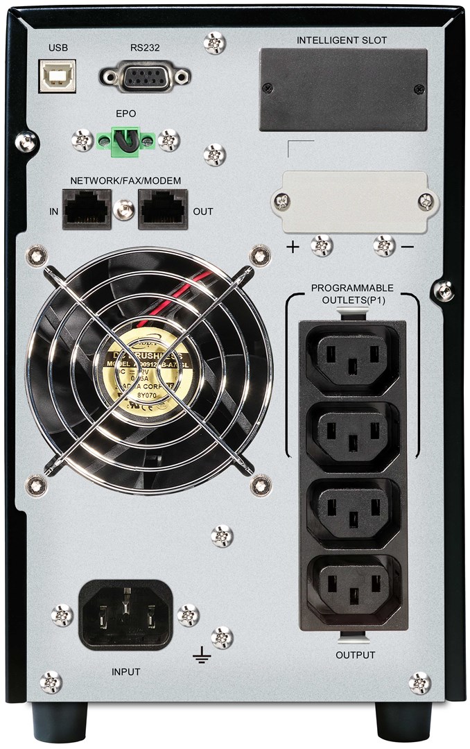 PowerWalker VFI 1000 CG PF1 uninterruptible power supply (UPS) Double-conversion (Online) 1 kVA 1000 W 4 AC outlet(s) PowerWalker VFI 1000 CG PF1 uninterruptible power supply (UPS) Double-conversion (Online) 1 kVA 1000 W 4 AC outlet(s)