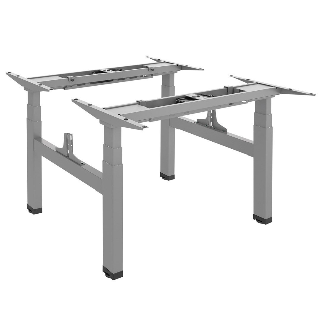 Ergo Office ER-404G Electric Double Height Adjustable Standing/Sitting Desk Frame without Desk Tops Gray Ergo Office ER-404G Electric Double Height Adjustable Standing/Sitting Desk Frame without Desk Tops Gray