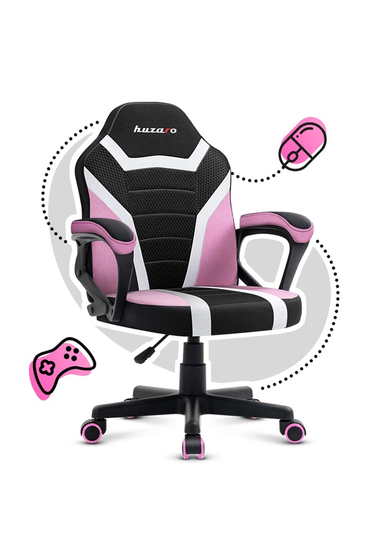 Gaming chair for children Huzaro Ranger 1.0 Pink Mesh Gaming chair for children Huzaro Ranger 1.0 Pink Mesh