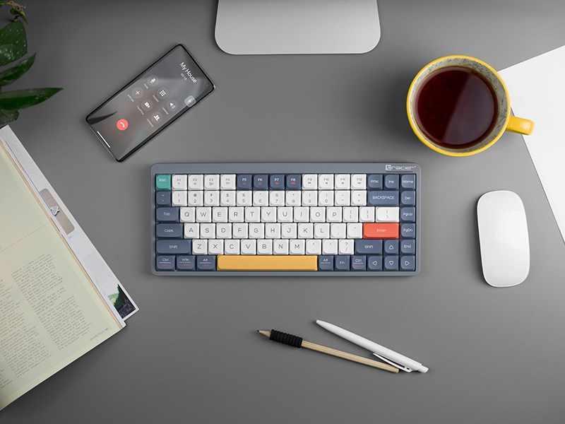 Mechanical keyboard Tracer FINA 84 Grey (Outemu Red Switch) TRAKLA47279 Mechanical keyboard Tracer FINA 84 Grey (Outemu Red Switch) TRAKLA47279