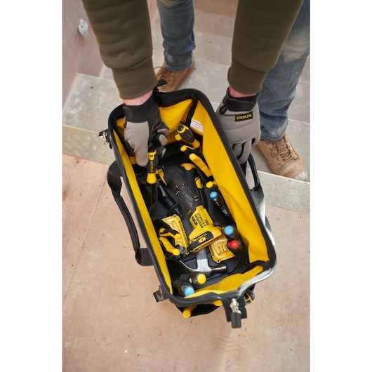 Stanley FATMAX FMST17627-1 tool storage case Black, Yellow Fabric Stanley FATMAX FMST17627-1 tool storage case Black, Yellow Fabric