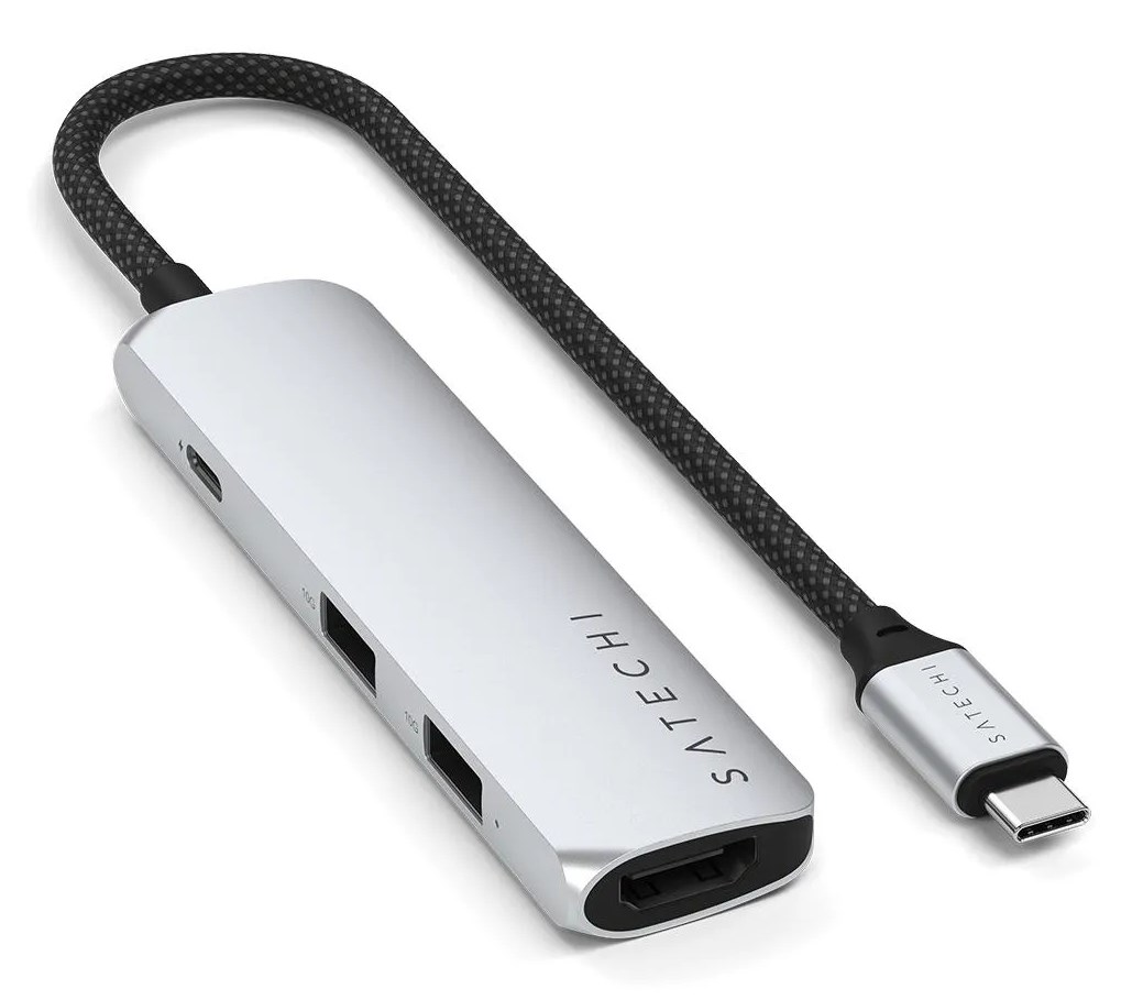 Satechi ST-P4SS interface hub USB Type-C 10000 Mbit/s Silver Satechi ST-P4SS interface hub USB Type-C 10000 Mbit/s Silver