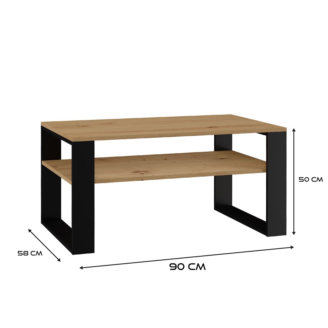 Topeshop MODERN 1P ART CZ coffee/side/end table Coffee table Rectangular shape 2 leg(s) Topeshop MODERN 1P ART CZ coffee/side/end table Coffee table Rectangular shape 2 leg(s)
