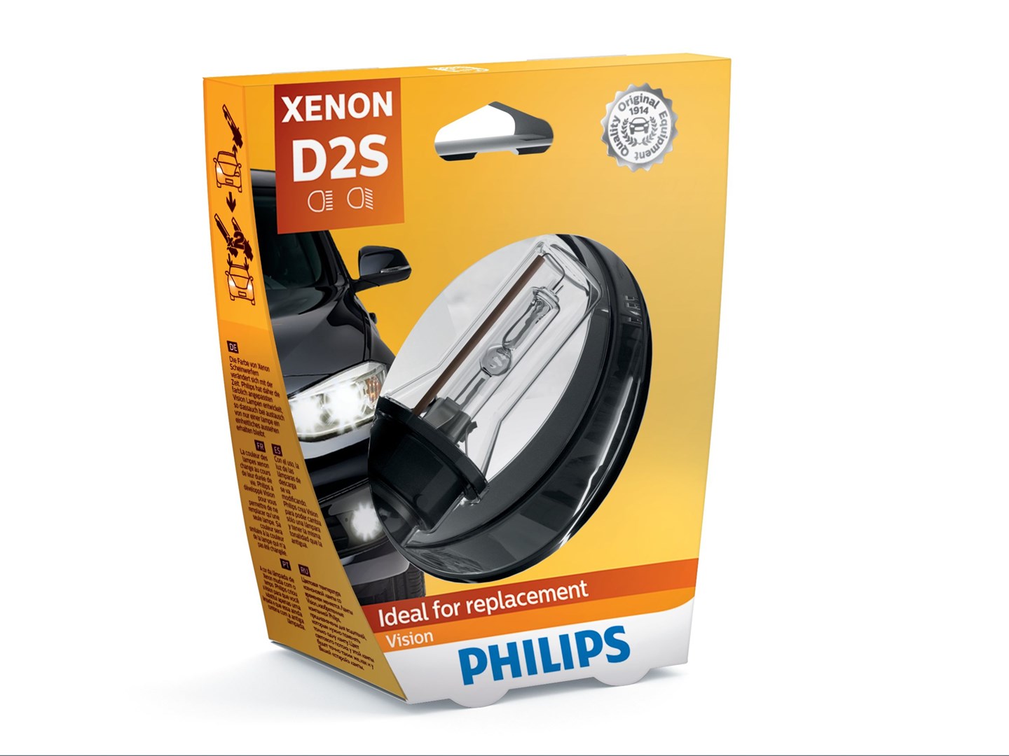 Philips Xenon Vision Lamp D2S 85 V 12 V, 85 V 1 pc Philips Xenon Vision Lamp D2S 85 V 12 V, 85 V 1 pc