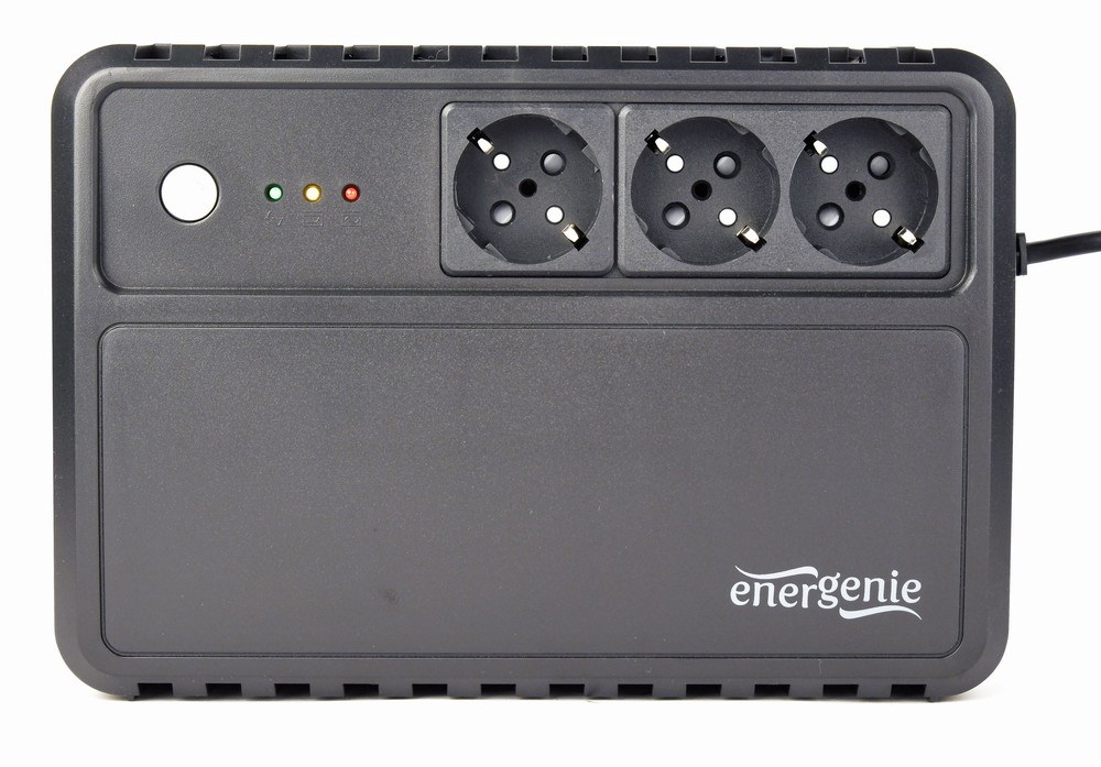 Gembird EG-UPS-3SDT600-01 uninterruptible power supply (UPS) Line-Interactive 0.6 kVA 360 W 3 AC outlet(s) Gembird EG-UPS-3SDT600-01 uninterruptible power supply (UPS) Line-Interactive 0.6 kVA 360 W 3 AC outlet(s)