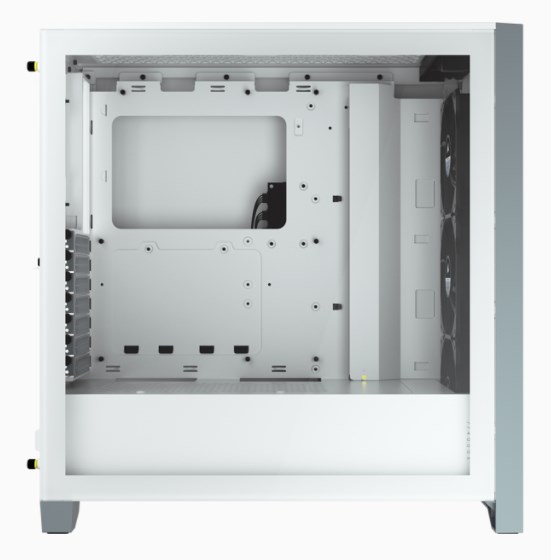 Corsair iCUE 4000X RGB Midi Tower White Corsair iCUE 4000X RGB Midi Tower White