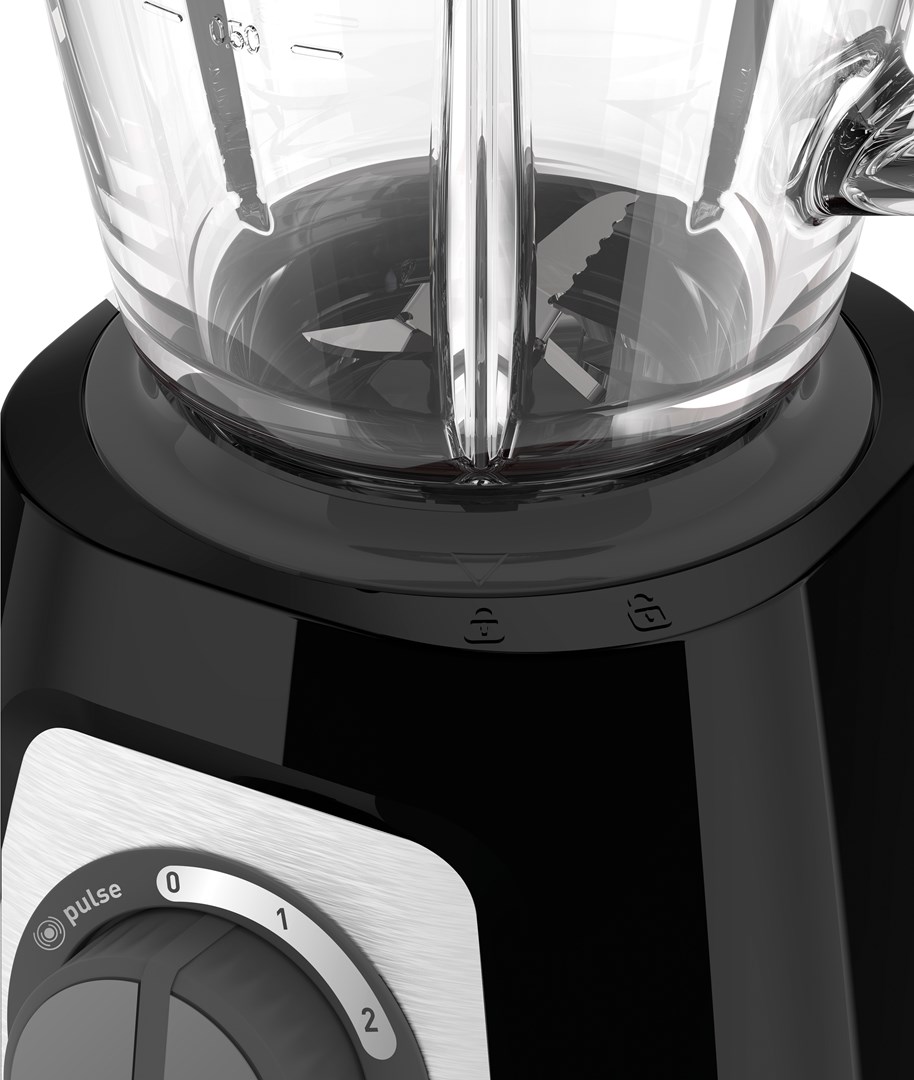 Tefal BlendForce II BL4388 blender 1.25 L Tabletop blender 800 W Black, Brushed steel Tefal BlendForce II BL4388 blender 1.25 L Tabletop blender 800 W Black, Brushed steel