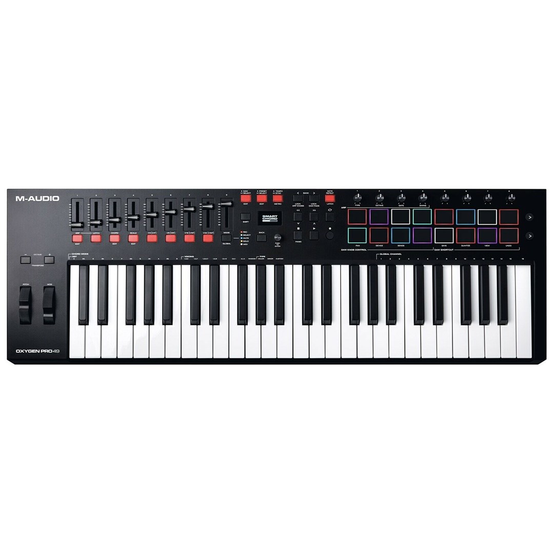 M-AUDIO Oxygen Pro 49 MIDI keyboard 49 keys USB M-AUDIO Oxygen Pro 49 MIDI keyboard 49 keys USB