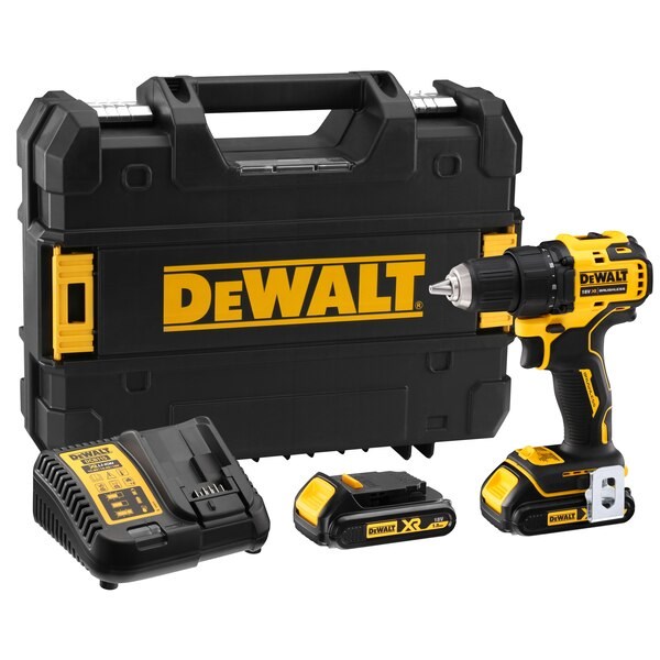 DeWALT DCD708S2T-QW drill 1650 RPM Keyless 1.1 kg Yellow DeWALT DCD708S2T-QW drill 1650 RPM Keyless 1.1 kg Yellow