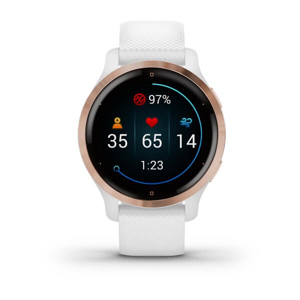 Garmin Venu 2S 2.79 cm (1.1") AMOLED 40 mm Digital 360 x 360 pixels Touchscreen Rose gold Wi-Fi GPS (satellite) Garmin Venu 2S 2.79 cm (1.1") AMOLED 40 mm Digital 360 x 360 pixels Touchscreen Rose gold Wi-Fi GPS (satellite)