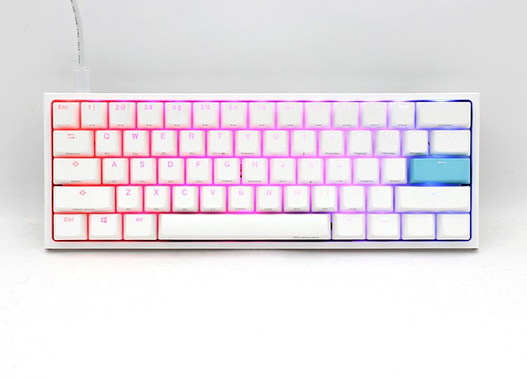Ducky DKON2061ST keyboard Gaming USB QWERTZ German White Ducky DKON2061ST keyboard Gaming USB QWERTZ German White