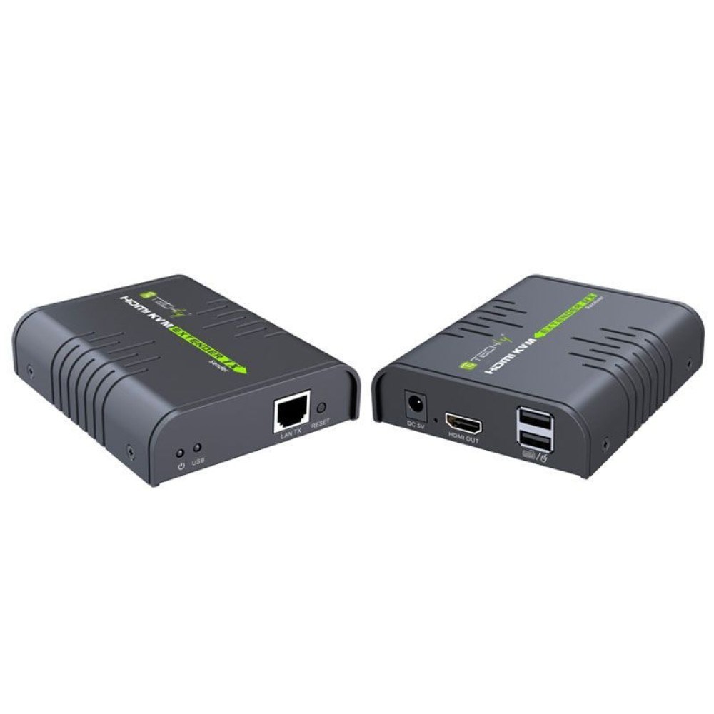 Techly IDATA HDMI-KVM2 KVM extender Transmitter & receiver Techly IDATA HDMI-KVM2 KVM extender Transmitter & receiver