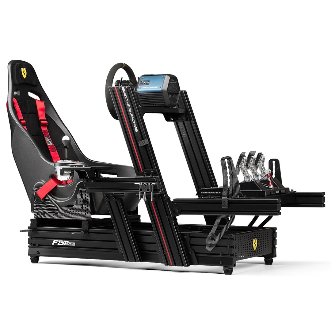 Next Level Racing F-GT Elite 160 Scuderia Ferrari Edition NLR-E048 - cockpit Next Level Racing F-GT Elite 160 Scuderia Ferrari Edition NLR-E048 - cockpit
