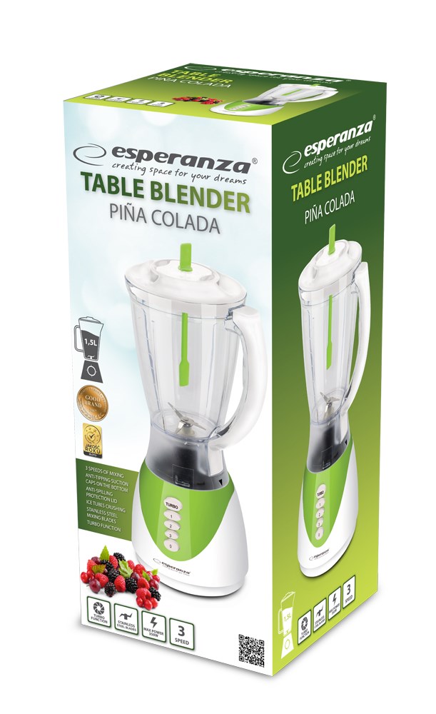 Esperanza EKM023G Blender 350W 1.5L Green Esperanza EKM023G Blender 350W 1.5L Green