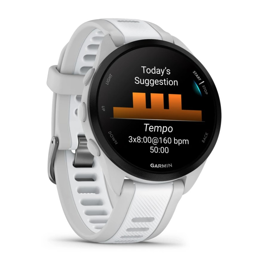 Garmin Forerunner 165 3.05 cm (1.2") AMOLED Digital 390 x 390 pixels Touchscreen Grey GPS (satellite) Garmin Forerunner 165 3.05 cm (1.2") AMOLED Digital 390 x 390 pixels Touchscreen Grey GPS (satellite)