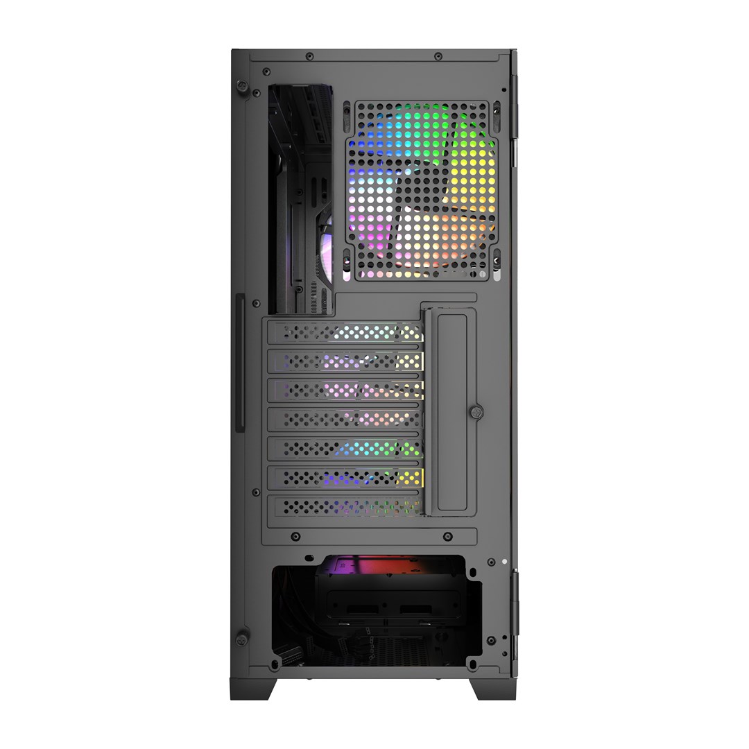 Gembird CCC-FC-900ARGB Gaming computer case Fornax 900, ATX, black Gembird CCC-FC-900ARGB Gaming computer case Fornax 900, ATX, black