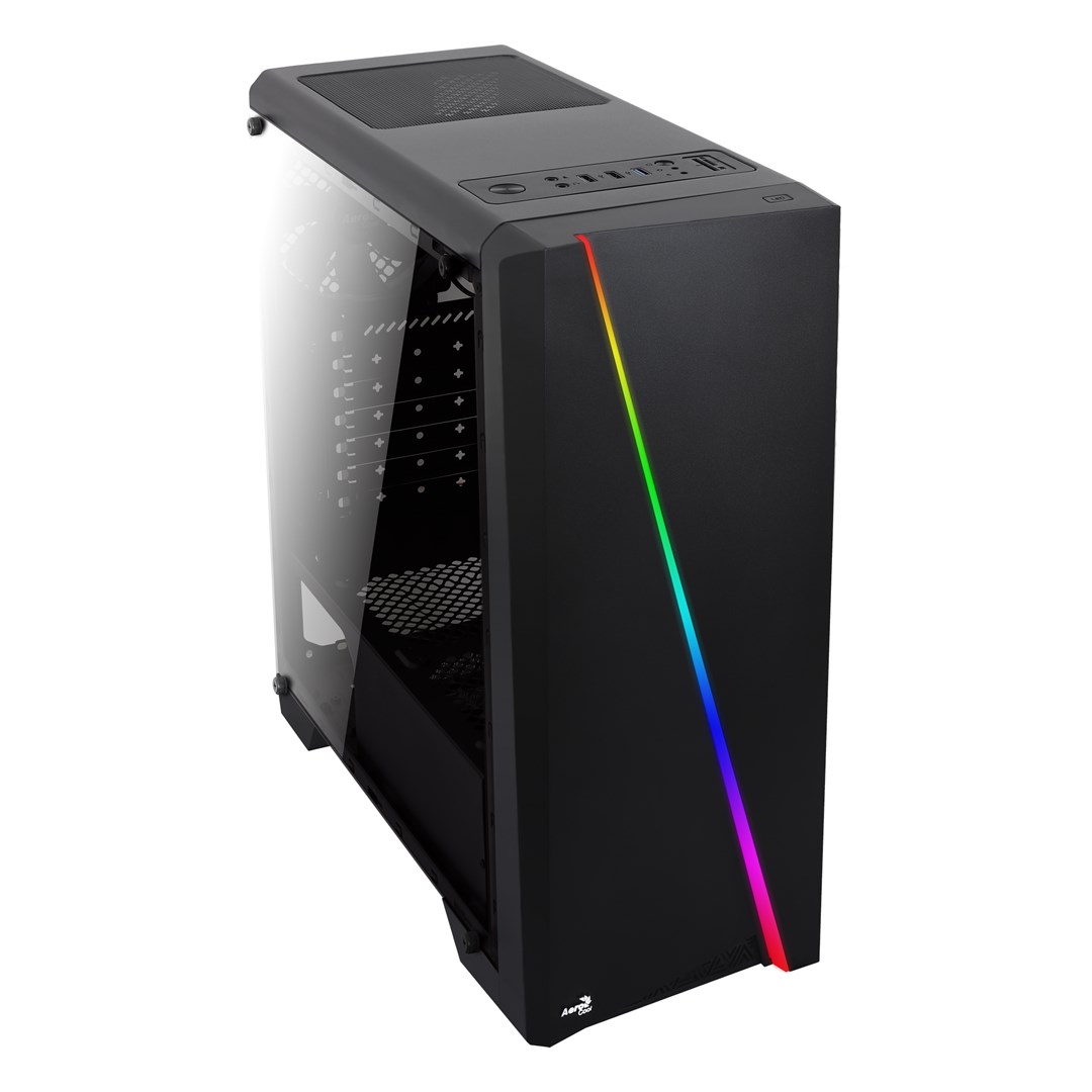 Aerocool Computer Case Cylon Midi Tower Black Aerocool Computer Case Cylon Midi Tower Black
