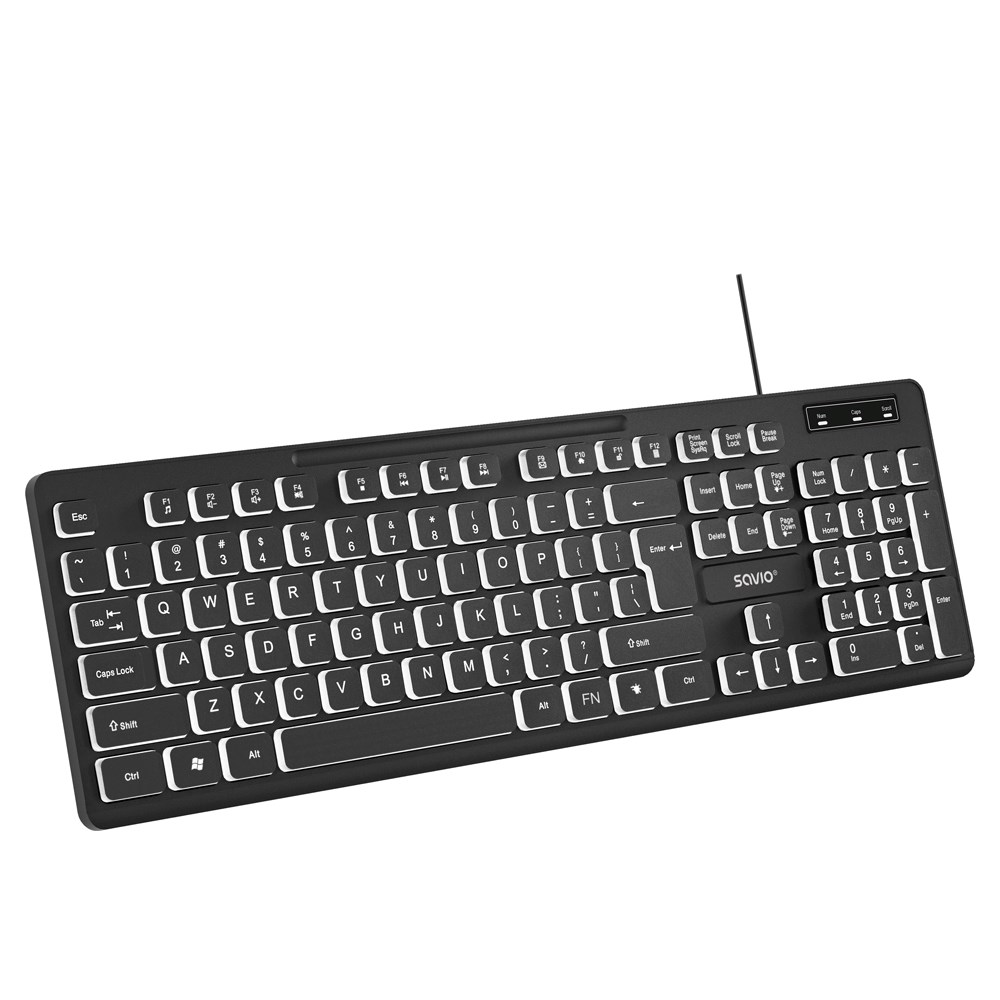 Savio KB-04 keyboard Home/Office USB QWERTY UK International Black Savio KB-04 keyboard Home/Office USB QWERTY UK International Black