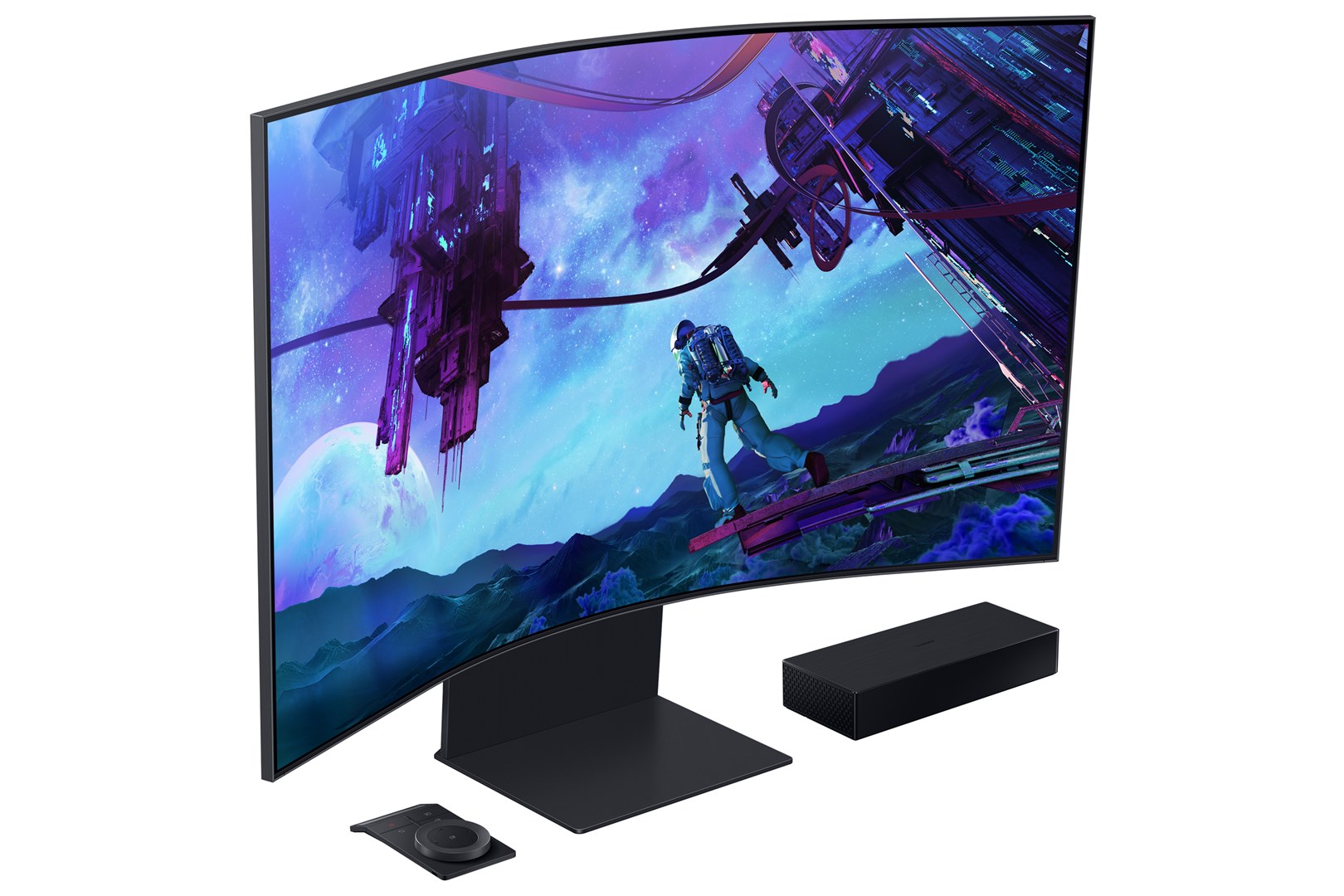 Samsung G97NC computer monitor 139.7 cm (55") 3840 x 2160 pixels 4K Ultra HD LED Black Samsung G97NC computer monitor 139.7 cm (55") 3840 x 2160 pixels 4K Ultra HD LED Black