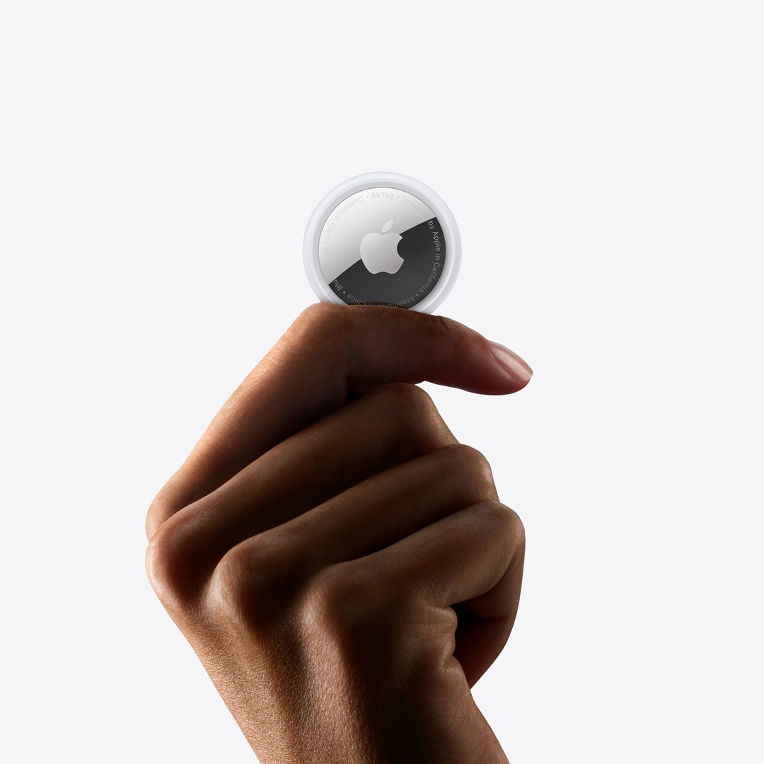 Apple AirTag Item Finder Silver, White Apple AirTag Item Finder Silver, White