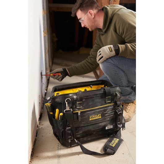 Stanley FATMAX FMST17627-1 tool storage case Black, Yellow Fabric Stanley FATMAX FMST17627-1 tool storage case Black, Yellow Fabric