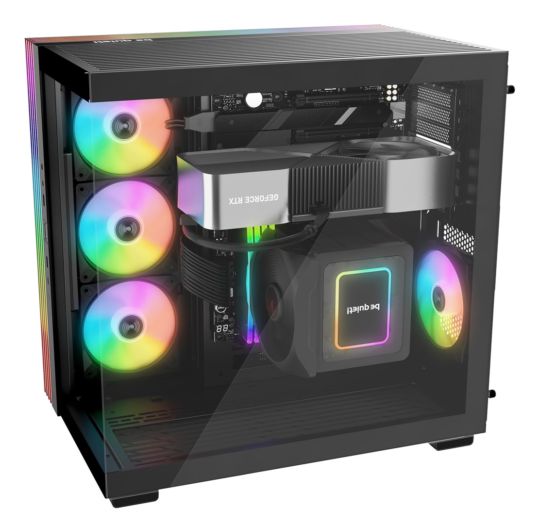 be quiet! LIGHT BASE 600 LX Black Midi Tower be quiet! LIGHT BASE 600 LX Black Midi Tower