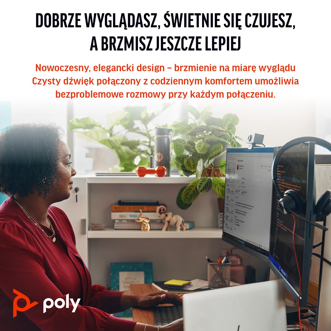 Wired Headset POLY Blackwire 3325 Stereo Microsoft Teams Certified USB-C Headset with 3.5mm Plug and USB-C/A Adapter Wired Headset POLY Blackwire 3325 Stereo Microsoft Teams Certified USB-C Headset with 3.5mm Plug and USB-C/A Adapter