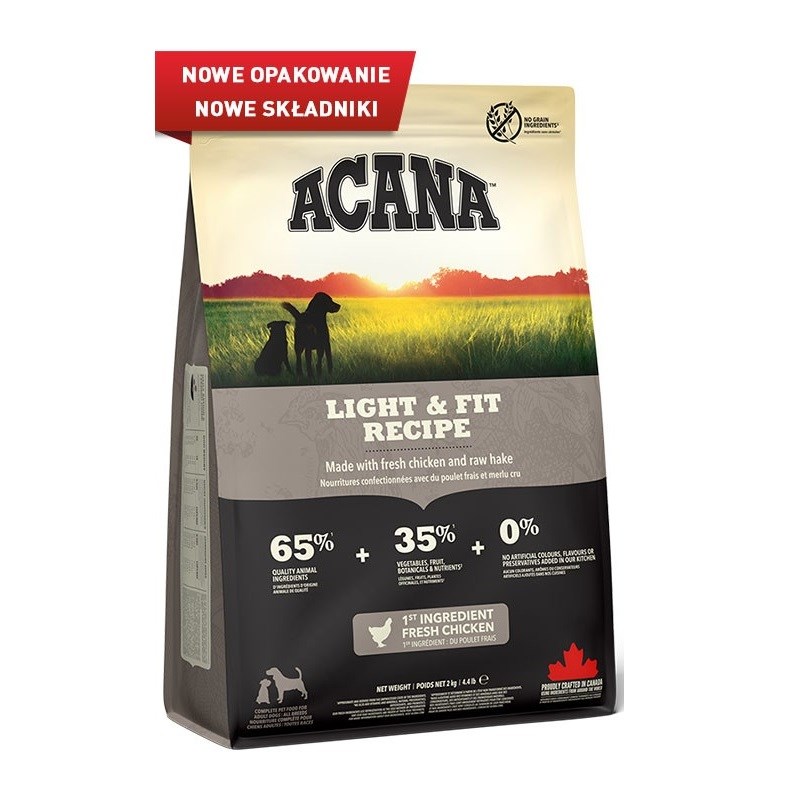 ACANA Dog Light & Fit - dry dog food - 2kg ACANA Dog Light & Fit - dry dog food - 2kg