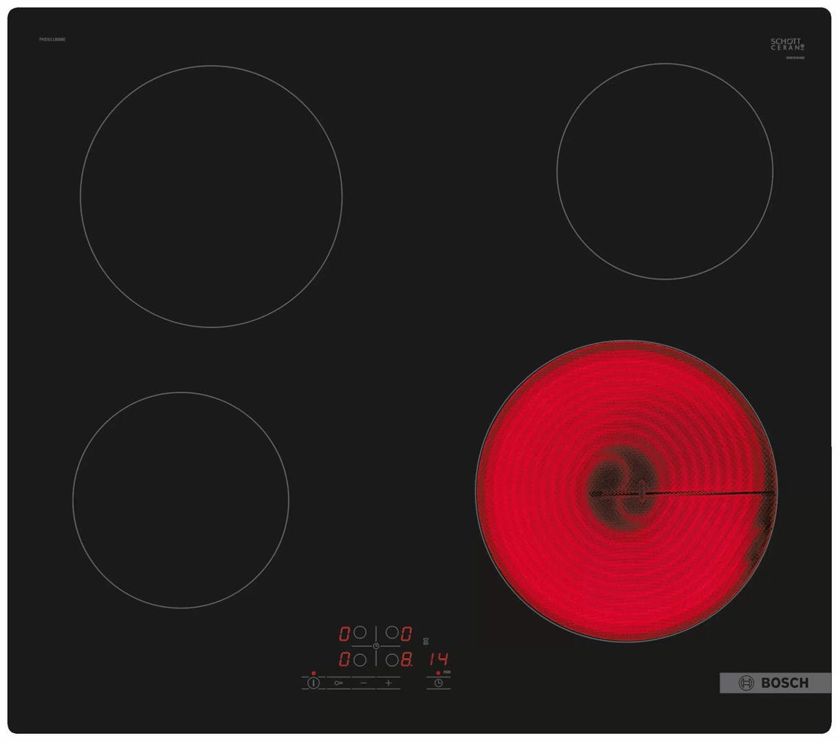 Ceramic hob BOSCH PKE611BB2E Ceramic hob BOSCH PKE611BB2E