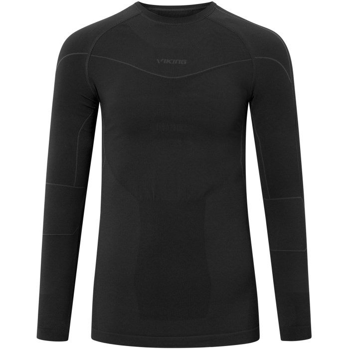 VIKING Gary Longsleeve Bamboo men's underwear, size M, black VIKING Gary Longsleeve Bamboo men's underwear, size M, black