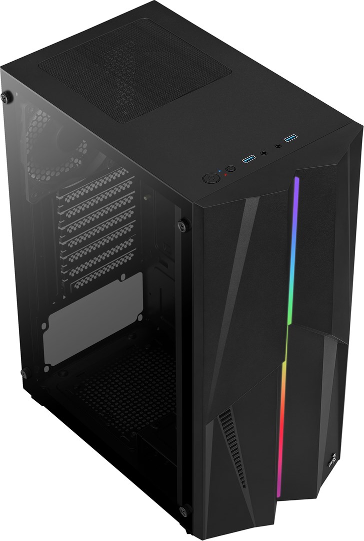Computer case Aerocool Mecha Midi Tower Black Computer case Aerocool Mecha Midi Tower Black
